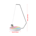 Miniatyrbilde 2 av 6: Magnetisk beslutningstaker Ball Swing Pendel Kontor Skrivebord dekorasjon Lekegave #02 #02
