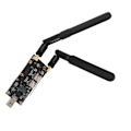 Pikkukuva 8 / 8: NGFF M.2–USB3.0 -sovittimen kaksois-SIM-korttipaikka LTE-modeemi antenniruuveilla LTE/4G/5G-moduulille