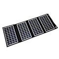 Miniatyrbillede 3 af 8: Solcelle Foldbar Taske 30W 5V Bærbar Solcellepanel Oplader med Dobbelt USB Udgang til Mobiltelefon Rejse Camping