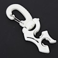 Miniatyrbillede 4 af 7: Plastic Scuba Diving BCD Åndedrætsregulator Slangeholder Quick Release Spænde Fast Krog Tilbehør Hvid