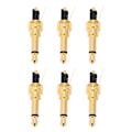 Miniatyrbillede 7 af 8: 100 stk. 2-polet 3,5 mm mono hovedtelefonstik stik udskiftning DIY AUX adapter reparation