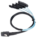 Pikkukuva 3 / 8: MINI SAS -kaapeli, kompakti kannettava SFF 8087 - 8482 SATA -sovitin ServeRAID MR10i:lle