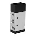 Miniatyrbillede 1 af 8: 2-positions 5-vejs pneumatisk kontrolventil luftventil aluminiumslegering mekanisk tilbehør4A310-10 G3/8 tommer