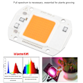 Pikkukuva 2 / 8: LED-siru täyden spektrin kasvikasvatusvalo COB-helmilamppu viherkasveille ja kukille (110 V, 20 W)
