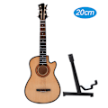 Miniatyrbild 1 av 8: Miniatyr akustisk klassisk gitarrmodell Mini trägitarr skrivbordsdekoration presenter20cm