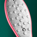 Miniatyrbillede 5 af 5: Dobbeltsidet fodrasp Rustfrit stål Fod Callus Remover til fjernelse af hård hud Rose Red