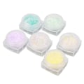 Miniatyrbillede 3 af 8: 6 krukker Nail Art Uld Pulver Blandede farver DIY Design Manicure Negle Art Dekorationer Nail Art Glitter Pulver