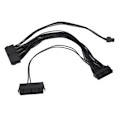 Miniatyrbillede 1 af 8: Dual PSU-adapter 24pin slidstærk fint håndværk lille volumen dual strømforsyning adapter
