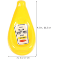 Miniatyrbillede 5 af 5: Keramisk sojadyp skål kreativ tomatketchup flaskeformet sauce krydderi skål porcelæn sennep serveringsfad service til hjem restaurant (Ye