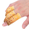 Miniatyrbillede 6 af 8: 3 STK polyester fiskeskindsmønster Fiskestripping Enkeltfingerbeskyttere beskytter tilbehør
