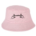 Miniatyrbilde 1 av 8: Pustemateriale barneklokkehatt, fasjonabel solbeskyttelse, bred brem baby solhatt for gutter og jenter, rosa