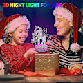 Miniatyrbillede 4 af 4: Natlampe til børn, 3D-lampe, til gaver, fødselsdag, festival, soveværelse, dekorationslampe, gaveidé til børnefødselsdag