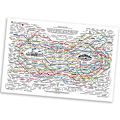 Miniatyrbild 1 av 5: Healing Web Affisch Diagram Canvas Väggkonst Horisontell Affischtryck Mental Hälsa Affischer-B15