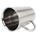 Miniatyrbild 5 av 5: 340 ml Rostfritt Stål Kopparpläterad Dubbla Lager Te Mugg Silver