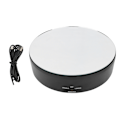 Miniatyrbillede 1 af 8: 10 kg belastningskapacitet USB elektrisk 360 grader roterende pladespiller
