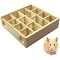 Miniatyrbild 2 av 4: Trähästlabyrint - Rolig Hamster Tunnel Leksak för Smådjur som Möss, Hamstrar och Andra Smådjur