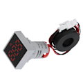 Miniatyrbild 7 av 8: Digital strömmätare Matt panel Amperemeter Signalindikatorlampa AC 220V AD16‑22FSARed
