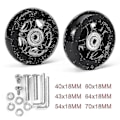 Pikkukuva 2 / 4: Hiljainen matkalaukun pyörä Universal Wheel Rubber Runner Matkalaukun laakerin korjaussarja -45mm*18mm-bebetter-AH 60mm*18mm