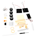 Miniatyrbillede 3 af 8: DIY solcelledrevet videnskabsbil pædagogisk elektrisk motor samling videnskabseksperiment solcelledrevet bilkit