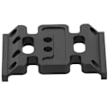 Miniatyrbillede 1 af 8: 313mm Akselafstand Gearkasse Chassis Ramme Opgradering Tilbehør til 1/10 RC Bil ModelSort