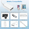 Miniatyrbillede 2 af 5: Lightning til USB Kamera Adapter Kompatibel med i-Phone, i-Pad, USB Data Synkroniseringskabel til Kamera, Keyboard, Mus, Kortlæser, USB Flash Drev, USB Ethe