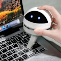 Miniatyrbilde 3 av 5: Mini Støvsuger for Skrivebord med USB-lader og Rengjøringsbørste for Kontor og Hjem (Inneholder ikke batteri)