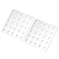 Miniatyrbillede 4 af 8: 2 stk Aluminium gitterpanelplade Meshpanel industridele 3116‑0040‑0040 5 x 5 hul