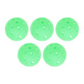 Miniatyrbillede 4 af 8: 5 stk. Pickleball-bolde 40 huller Lysende 74mm Sports Pickleballs til udendørsbane Grøn