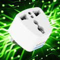 Miniatyrbillede 2 af 7: Universal Power Plug Travel Converter Adapter Konvertering fra USA / UK / AU til EU
