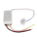 Miniatyrbillede 5 af 8: 220V Mini Justerbar Infrarød Sensor Menneskekrop Induktion Afbryder til Lyslampe