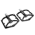 Miniatyrbillede 5 af 8: LeBycle cykelpedal, skridsikker fodplade, universel, letvægts CNC-aluminiumlegering, cykeltilbehør, sort
