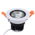 Miniatyrbillede 4 af 8: Indbygget belysning 7W Hvidt lys 6000K 75mm Hul Justerbar vinkel LED loftslampe til køkken soveværelse 100‑264V