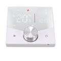 Miniatyrbillede 4 af 8: Smart termostat drejeknap design LCD farve display panel digital termostat til sauna rum gulvvarmesystem hvid