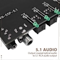 Miniatyrbillede 5 af 5: DAC-modul 5.1-kanals AC-3 PCM Digital DTS RCA HiFi-dekoderkort