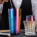 Miniatyrbillede 3 af 8: Stilfuld farverig rustfrit stål Boston Cocktail Shaker Blanding Rystende Værktøj Tilbehør til bar