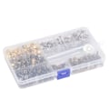 Miniatyrbillede 7 af 8: 360 stk. dobbelthætte nitter læder håndværksrør metal studs 6 mm 8 mm hultang indstillingsværktøj