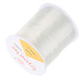 Miniatyrbillede 8 af 8: 4 ruller perlekæde 109yd lang 0,03in diameter elastisk fiber slidstærk armbåndssnor til halskæde smykker DIY