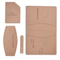 Miniatyrbild 8 av 8: Läder mall Set Transparent akryl DIY handgjorda anteckningsbok cover Craft Tool