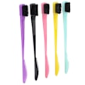 Miniatyrbillede 1 af 8: 5 stk Dual Edge Brush Comb 2 I 1 Edge Dobbeltsidet Kontrol Hår Hårlinje Øjenbryn Børste Kam Makeup Værktøj