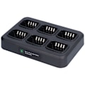 Miniatyrbillede 6 af 8: Walkie-Talkie Seksvejs oplader sikker opladningsbase til PD780 PD702 PD782 PD502 PD792 PD782G PD702G PD562GUS stik