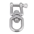 Miniatyrbilde 2 av 8: Heavy Duty 304 Rustfritt Stål Svingbar Ring Snap Rullende Sjakkel Enhet (6mm)