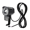 Pikkukuva 5 / 8: Sähköpyörän etuvalo DC12V - 72V LED-valo SM-liitin 2-nastainen Kestävä ABS Ebike-ajovalo sähköpyörälle
