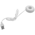 Miniatyrbillede 2 af 5: Hvid Donut Luftfugter USB Kontor Skrivebord Mini Luftfugter Bærbar Luftrenser Hvid