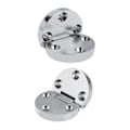 Miniatyrbillede 7 af 8: 2 stk Zinklegering Selvbærende Foldebord Hængsler Hjemmeklap Borde Møbler Oval Hardware