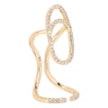 Miniatyrbild 8 av 8: Nagelring Säker Frisk Justerbar Fashionabla fingernagelsmyckendekorationer för fester Bröllop3048 Guld