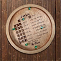 Miniatyrbillede 2 af 5: Træterningebakke til Farkle Klassisk Terningspil, Farkle Terningebakke, 30 cm