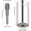 Miniatyrbilde 3 av 5: 11-32mm Multifunksjonell Pipe med Forlengelsesstangadapter