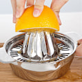 Miniatyrbillede 2 af 8: Manuel Press Citrus Citron Orange Frugtpresser Juicer Ekstraktor Køkkenartikler i Rustfrit Stål