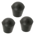 Miniatyrbild 8 av 8: 3 st Kryckspetsar 22 mm innerdiameter Gummimaterial Inbyggd kopparplatta Gåkäppspetsar för utbyte