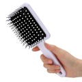 Miniatyrbilde 8 av 8: Hårbørster for floker, luftputer, kam for hodebunnsmassasje, anti-frizz-hårkam for hjemme- og salongbruk